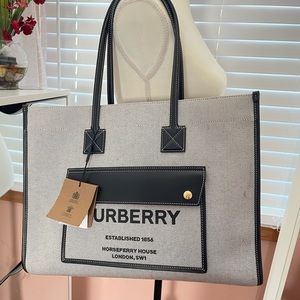 Burberry Freya tote shoulder bag.